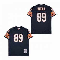 Chicago Bears #89 Mike Ditka Navy Blue Throwback nfl jerseys-SG