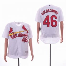 St Louis Cardinals #46 Paul Goldschmidt white Flexbase Authentic Collection Jersey