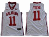 Oklahoma Sooners #11 Trae Young College Basketball Jersey -white