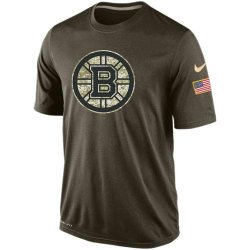 Men Boston Bruins Salute To Service Nike Dri-FIT T-Shirt