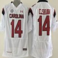 South Carolina Gamecocks Connor Shaw #14 College Football Jersey - White