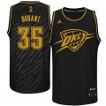 Oklahoma City Thunder #35 Kevin Durant Black Black Swingman nba Jersey