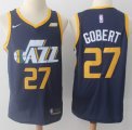 Nike Utah Jazz #27 Rudy Gobert purple nba Jersey