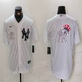 Nike Yankees blank white MLB baseball Jersey -BD 07