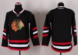 reebok Chicago Blackhawks blank Black nhl Jersey