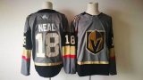 Adidas Vegas Golden Knights #18 James Neal gray hockey Jersey