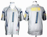 NCAA west virginia mountaineers tavon austin 1# grey college football jersey