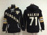 women Pittsburgh Penguins #71 E.Malkin Black new NHL Hooded Sweatshirt