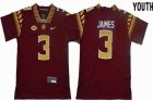 Youth Florida State Seminoles Jame #3 red College Football Jersey