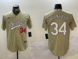 Los Angeles Dodgers #34 Fernando Valenzuela green majestic baseball Jerseys -BD