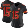 Women Nike Kansas City Chiefs #15 Patrick Mahomes black Color Rush Limited