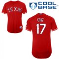 MLB Texas Rangers 17 Cruz kid Red jersey