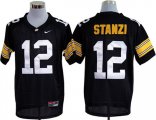 Nike Iowa Hawkeyes Ricky Stanzi 12 Black ncaa Jersey