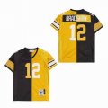 Pittsburgh Steelers #12 Terry Bradshaw black yellow throwback nfl jerseys-SG