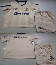 2023-2024 Porto club beige kid soccer jersey away