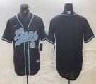 Detroit Lions blank black baseball Joint name -BD 01