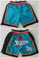 Nike Detroit Pistons green nba shorts with pocket-TY