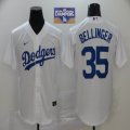 Nike Los Angeles Dodgers 35 Cody Bellinger white majestic baseball jerseys