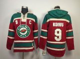 Minnesota Wild KOIVU 9 red green nhl hooded seatshirt