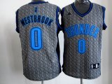 New New Oklahoma City #0 Brian Westbrook grey NBA Final Jerseys-