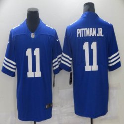 New York Giants #11 Pittman Jr. Blue nike Color Rush Limited Jersey-BD