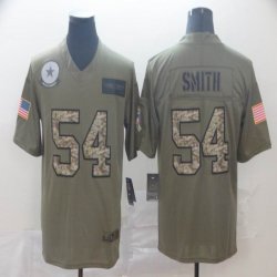 Dallas Cowboys #54 Jaylon Smith Nike Camo 2019 Salute to Service Limited Jersey-BD