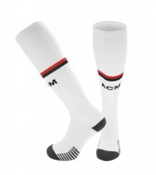 2023-2024 AC Milan Club white soccer socks away