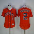 Houston Astros #2 Bregman orange Flexbase Authentic Collection Jersey