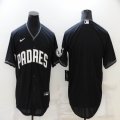 Nike San Diego Padres blank dark blue majestic baseball Jersey