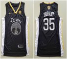 Nike Golden State Warriors #35 Kevin Durant black 2018 finals nba basketball jerseys