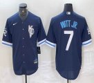 Nike Kansas City Royals #7 Bobby Witt Jr. blue majestic baseball jerseys -BD