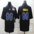 Nike Rams #99 Aaron Donald black Color Rush Limited Jersey-BD