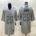 Nike Oakland Raiders #28 Josh Jacobs gray Color Rush Limited Jersey 01