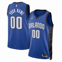 Customized Orlando Magic blue basketball jerseys