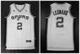 Adidas San Antonio Spurs LEONARD 2 White NBA Jerseys