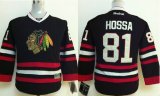 Youth Reebok Chicago Blackhawks #81 Marian Hossa black NHL jerseys