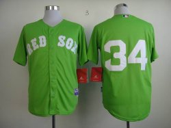 Boston Red Sox 34 Ortiz green mlb jersey