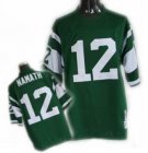 New York Jets M&N Authentic 12 Green throwback jerseys