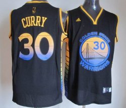 Golden State Warriors #30 Stephen Curry Revolution 30 Swingman Blue Jerseys