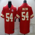 Nike Kansas City Chiefs #54 Bolton red Color Rush Limited Jerseys