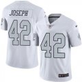 Oakland Raiders #42 Karl Joseph Nike White Color Rush Limited Jersey