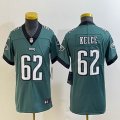 Youth Nike Philadelphia Eagles #62 Jason Kelce green Color Rush Limited Jersey