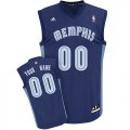 Memphis Grizzlies Custom dk blue adidas Road Jersey for sale