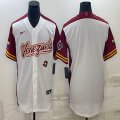 Majestic Venezuela Baseball blank White 2023 World Baseball Classic Replica Player Jersey 07