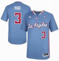 Los Angeles Clippers 3# Chris Paul skyblue short sports shirts