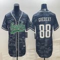 Nike Philadelphia Eagles #88 Dallas Goedert gray camo baseball jerseys Joint name-BD