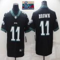 Philadelphia Eagles #11 Carson A.J. Brown black Color Rush Limited Jersey-BD