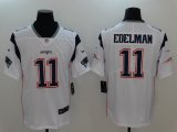 New England Patriots #11 Julian Edelman Nike white Color Rush Limited Jersey