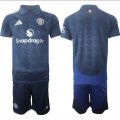 2024-2025 Manchester United club dark blue soccer jerseys second away