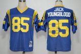 St.Louis Rams Jack Youngblood #85 throwback blue nfl jersey